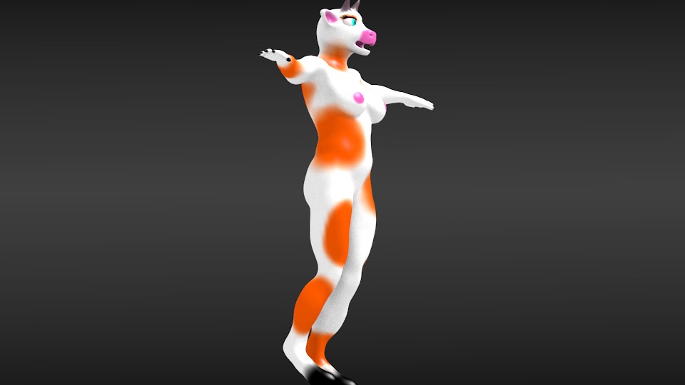 Anthro Cow v0.1  preview image 1